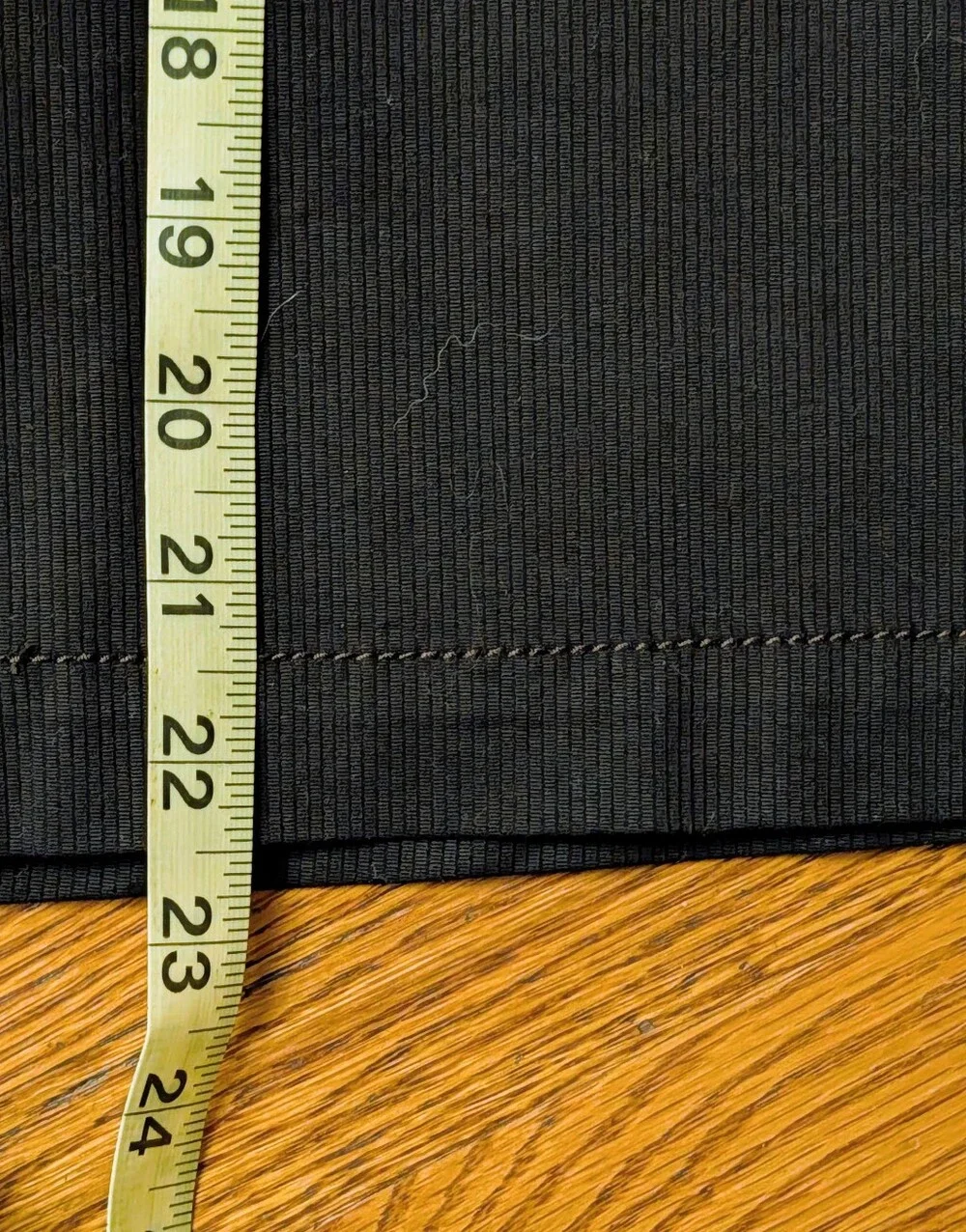 Think Tank 2008 Side-Tab Black Cotton Stretch Straight Cargo Midi Skirt Size 10